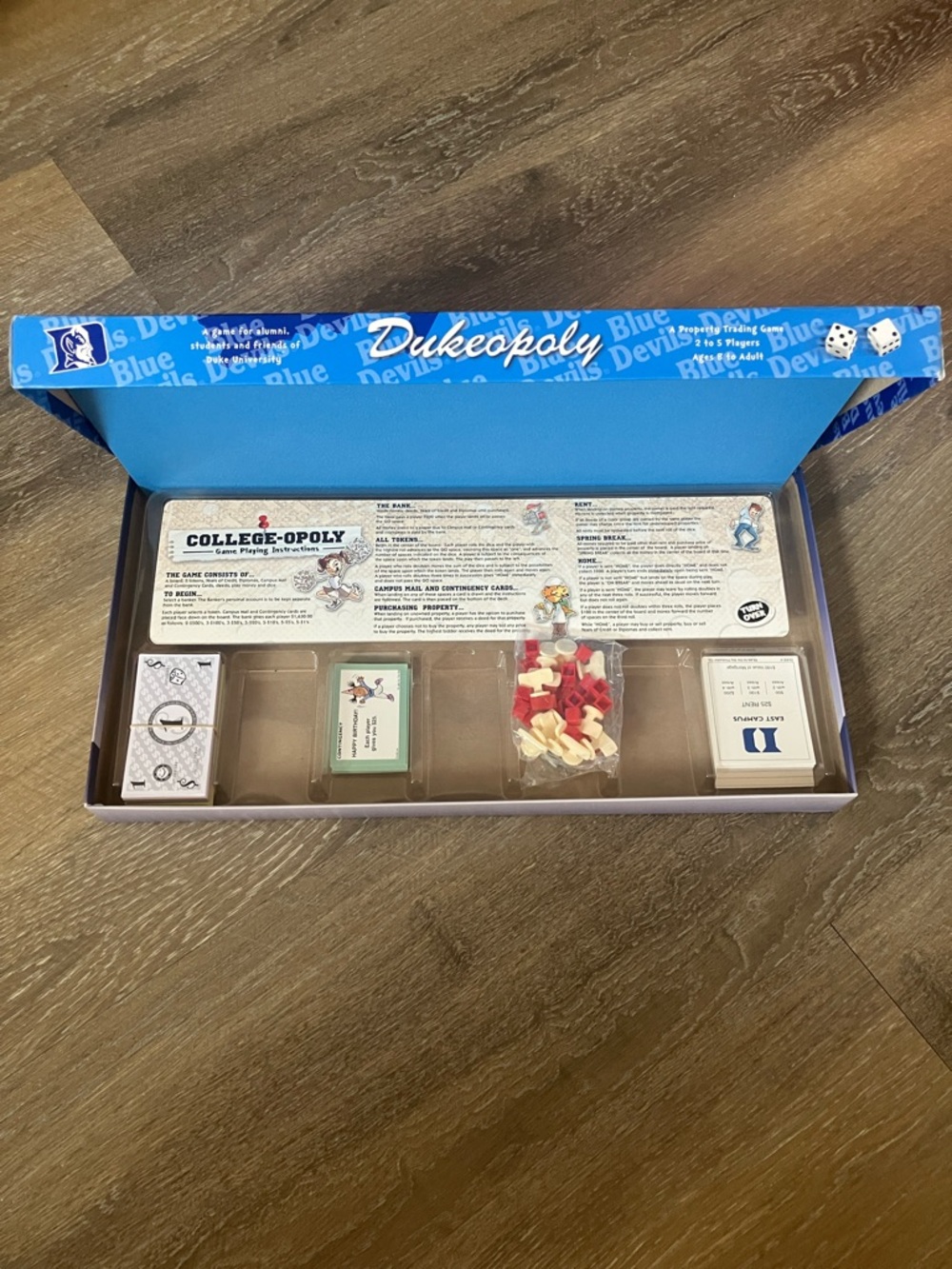 Dukepoly Board Game - Duke Blue Devils Edition - Picture 2 of 3